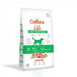 Calibra dog life adult medium breed cordero pienso para perros, Peso 2,5 Kg