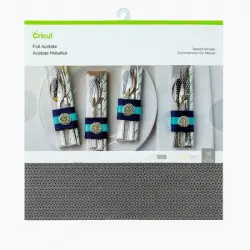 Cricut Pack de 16 Acetatos Metalizados 30.5 cm x 30.5 cm Muestrario Tailored