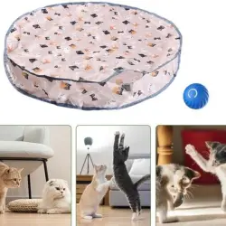 HausPets Alfombra de juegos universal para gatos, tres velocidades - 72 cm