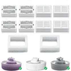 HausPets Aplicable filtros carbón espuma fuente gatos NautyPaws (paquete 8) - 8+2