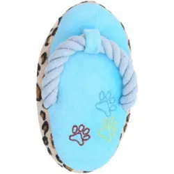 HausPets Peluche para perro/gato, zapato para la dentición, azul - Artículo 1