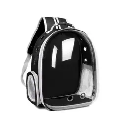 IntiMeg Mochila transparente para gatos - Negro