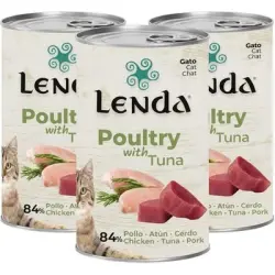 Lenda Paté para Gatos Aves de Corral y Atún - 3 x 400 g