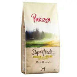 Purizon Superfoods pollo con arenque, patatas y manzanas - 12 kg