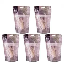 Quibro Oreja de Conejo con Pelo Snack Natural para Perros, 5 unidades