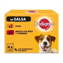 0.4 KG Pedigree Adulto Selección de Carnes Sobre en Salsa para perros