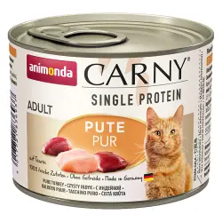 Animonda Carny Single Protein Adult 6 x 200 g para gatos - Pavo puro