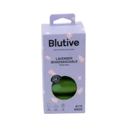 Blutive Bolsas Higiénicas Biodegradables Para Perro Aroma Lavanda 120 Bolsas (Pack 8x15ud)