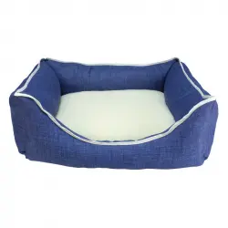 Cama para perros y gatos Borrego azul 60x55x18, 0.40 kg