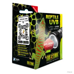 Exo Terra Bombilla Spot LED UVB 3W - 3 W