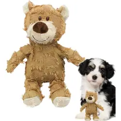 HausPets Peluche de perro con forma oso 21 cm - Irrompible indestructible - Artículo 1