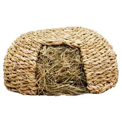JR Farm Iglú de hierba - 2 x 310 g (mediano, 26 x 26 x 13 cm) - Pack Ahorro