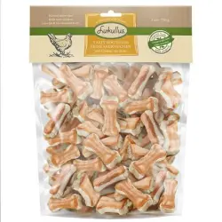 Lukullus 750 g Pack XXL de snacks para perros ¡a precio especial!  - Huesos rellenos de pollo (5 cm)