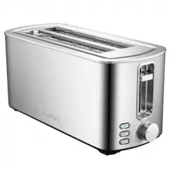MyWave MWTOS-LDI Tostador Largo Doble Ranura 1400W Acero Inoxidable
