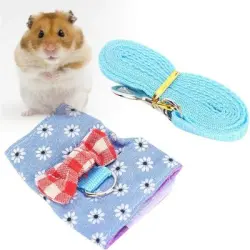 Pawffee Arnés transpirable para conejos/hámsteres con correa, talla XS - 1 pieza