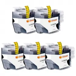 Pccom Essential Brother Lc3219xl Cartucho Tinta Compatible Negro Pack 5