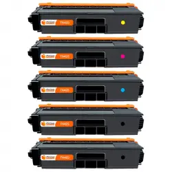 Pccom Essential Brother TN421/TN423/TN426 Tóner Compatible Negro/Cian/Magenta/Amarillo Pack 5