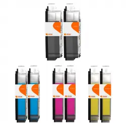 Pccom Essential Cartucho Tinta Compatible con Brother LC3213/LC3211 Negro/Cian/Magenta/Amarillo Pack 8