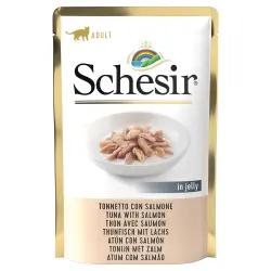 Schesir bolsitas 6 x 85 g en gelatina - Atún con salmón