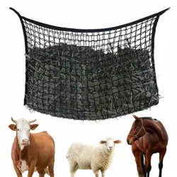 ZooVenture Red gigante para heno, ideal para ponis y cabras - 90 * 120 cm