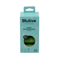 Blutive Bolsas Higiénicas Biodegradables Para Perro Aroma Fresh 120 Bolsas (Pack 8x15ud)
