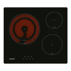 Cata TD 6003 BK Placa Vitrocerámica 3 Zonas 60cm Negra