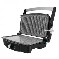 Cecotec Rock'nGrill 1500 Stone Ceramic Mix&Grill Parrilla Eléctrica Plancha y Sandwichera 1500W