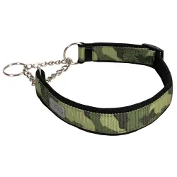 Collar antitrones Rukka® Moon Eco, estampado verde para perros - S: 30 - 40 cm de contorno de cuello, 20 mm de ancho