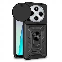 Cool Carcasa para Xiaomi Redmi 14C / POCO C75 Hard Ring Negro