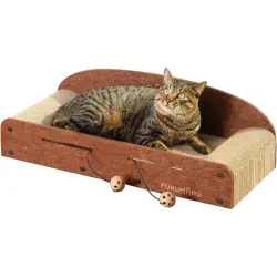 Fukumaru Cama Rascador para gato - 53 cm x 26,4 cm x 14,5 cm