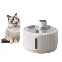 FurryFusion Fuente de agua inalámbrica para gatos de 2,8 l - Artículo 1