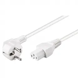 Goobay Cable de Alimentación C15 2m Blanco