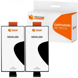 Pccom Essential Hp 920xl Cartucho Tinta Compatible Negro Pack 2