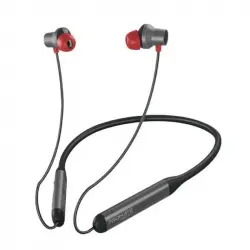 Promate Velcon Auriculares Inalámbricos Bluetooth para Cuello Cancelación de Ruido Activa ANC Negro