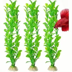 ZooVenture Juego de plantas artificiales para acuario - 3 piezas