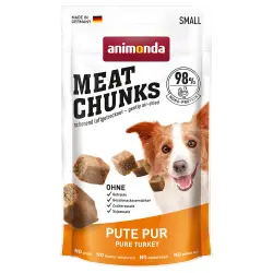 Animonda Meat Chunks Small snacks para perros - Pavo puro (60 g)