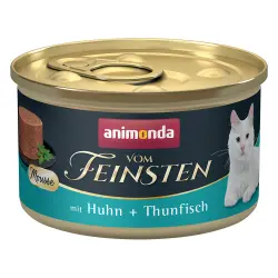 Animonda Vom Feinsten Adulto comida húmeda para gatos 12 x 85 g - Pollo + Atún