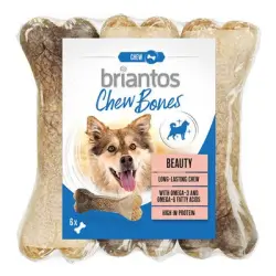 Briantos Chew Bones Beauty huesos para perros - 6 x 12 cm (330 g)
