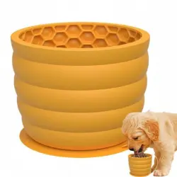 FurryFusion cuenco para perros Slow Food - AMARILLO