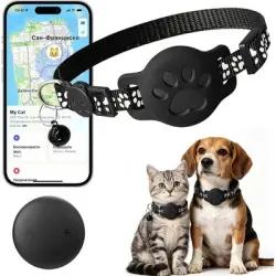HausPets Collar GPS perros gatos tarjeta SIM, seguimiento agua tiempo real - Artículo 1