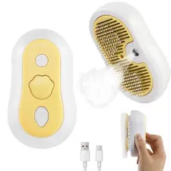 IntiMeg Cepillo de vapor 5 en 1 para gatos - Una pieza