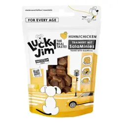 Lucky Jim Salamini snacks para perros - 70 g ave