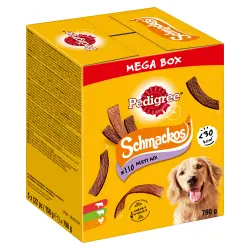 Pedigree Schmackos snacks para perros - 110 unidades