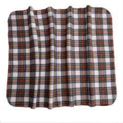 TIAKI Manta navideña para perros con estampado de cuadros - 100 x 70 cm (L x An)