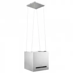 VidaXL Campana Decorativa de Isla 37cm D Acero Inoxidable