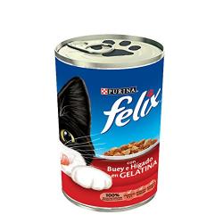 Felix buey e hígado en gelatina (lata) 400 gr.