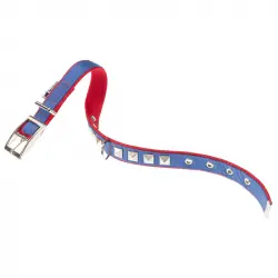 Collar Dual para perros Blue Red Ferplast, Tallas 35-43 Cms