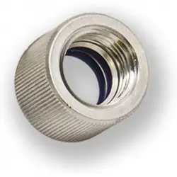 EKWB HD G1/4 Conector Hembra/Hembra 12/10mm Níquel