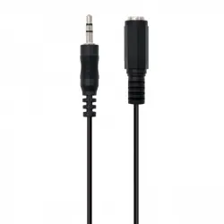 Ewent Cable Jack 3.5mm Macho/Hembra 10m Negro