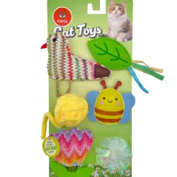 Fofos s divertidos con catnip para gatos - 29 cm x 13 cm x 5 cm